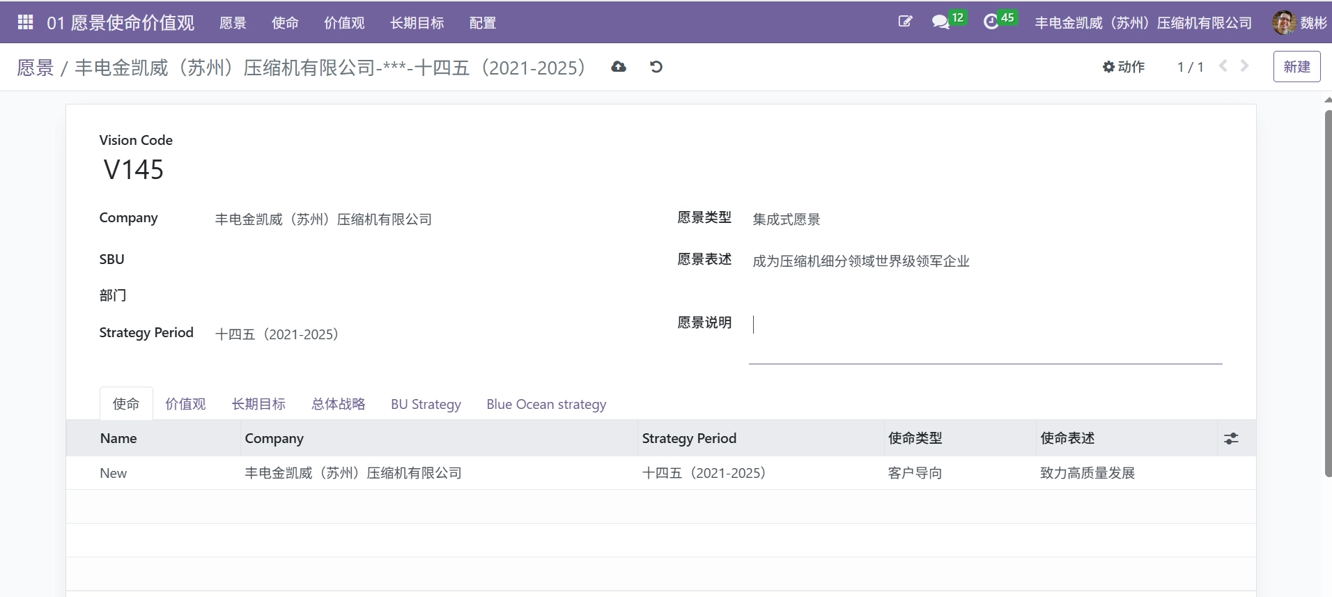 战略管理软件V1.3-案例详情1